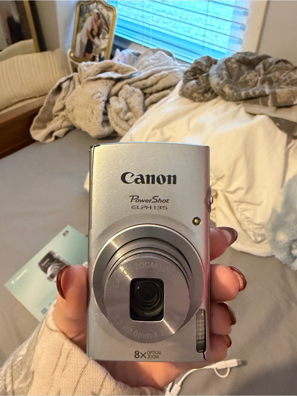 Canon PowerShot ELPH 135 Compact Digital Camera - Silver